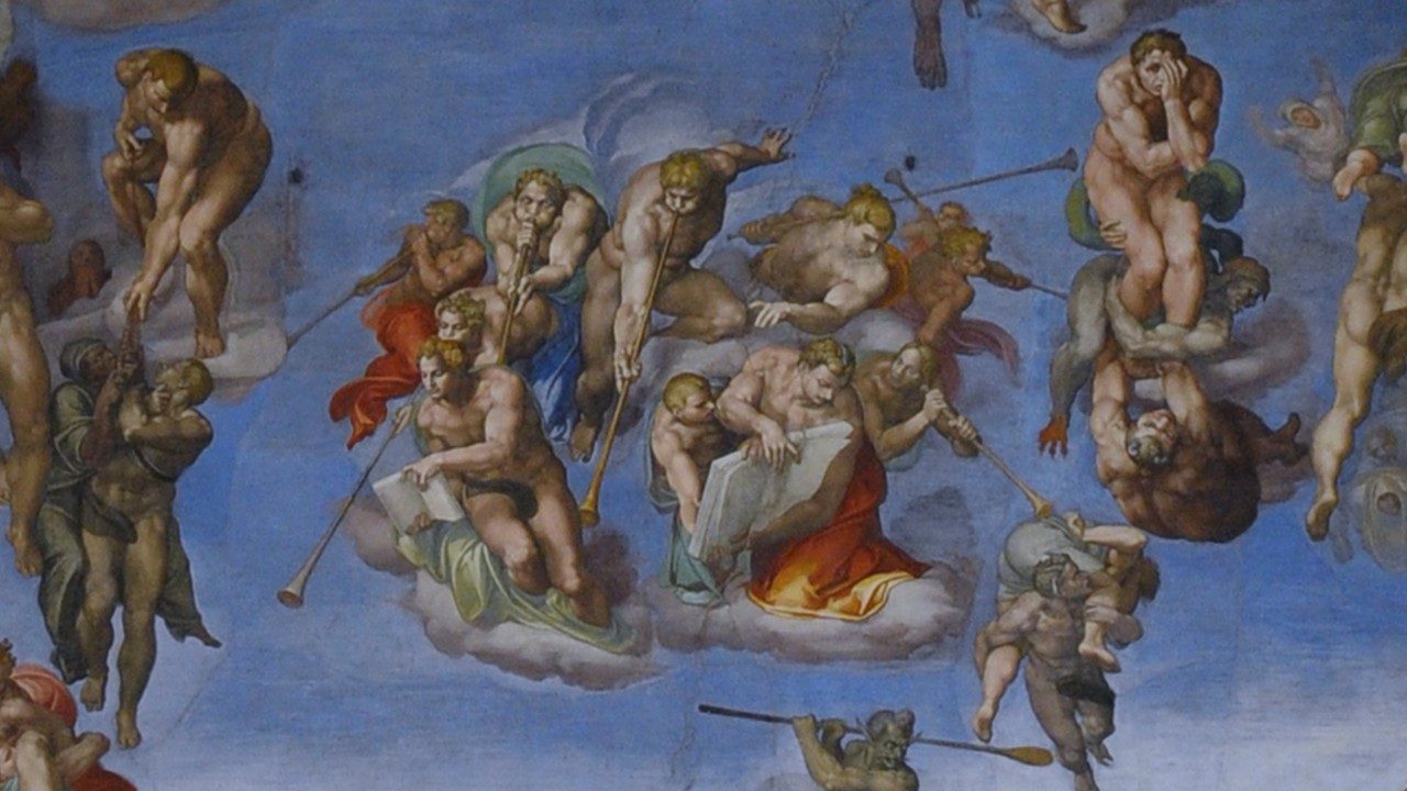 Các thiên thần của sách Khải huyền (VATICAN MEDIA Divisione Foto)