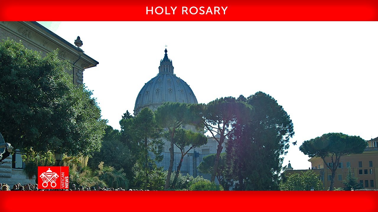 ĐTC chủ sự giờ kinh Mân Côi tại Vườn Vatican, kết thúc tháng “Marathon cầu nguyện”