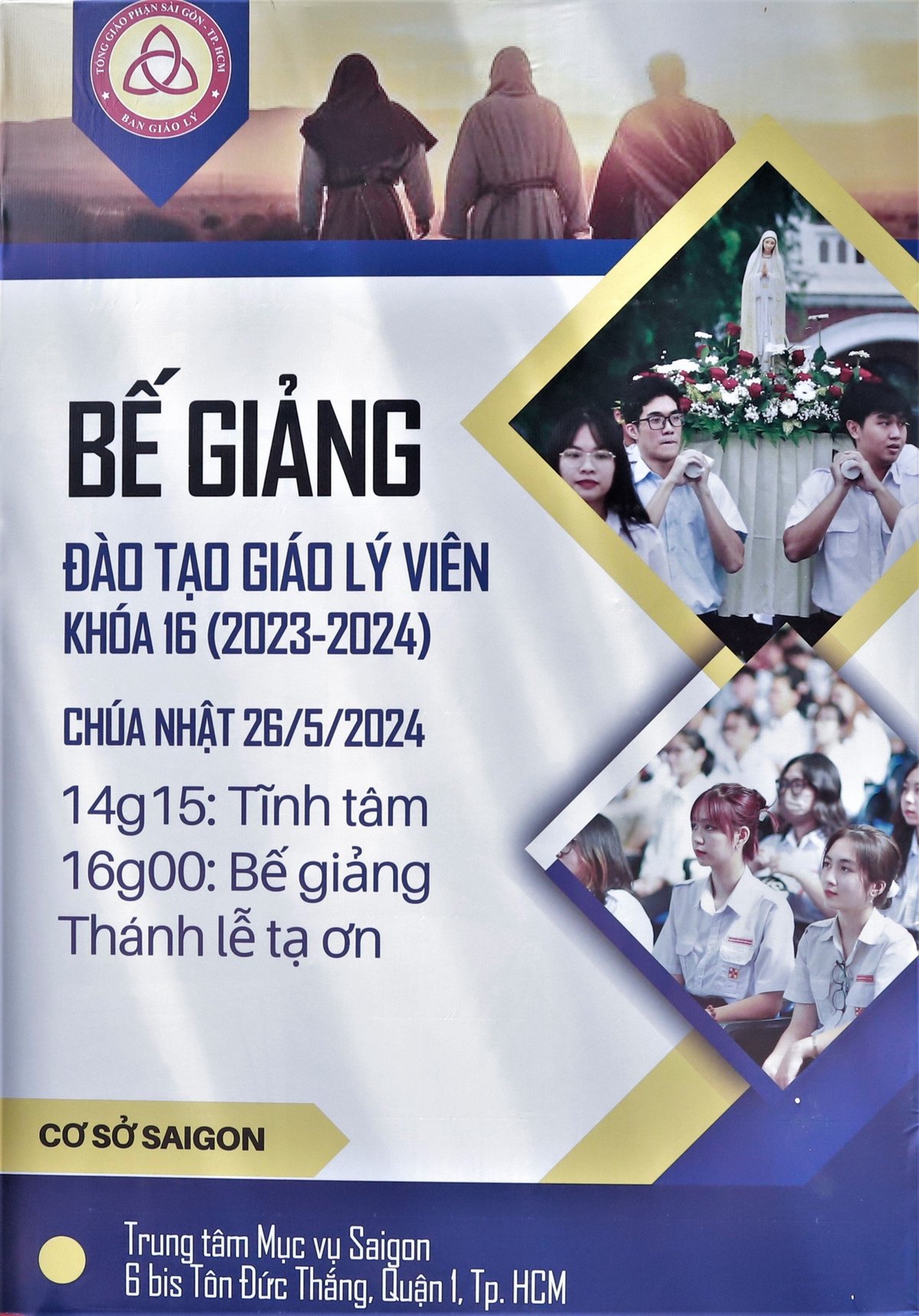 Tổng  Giáo  Phận  Sài Gòn: Bế giảng các lớp đào tạo Giáo lý viên cấp Giáo phận Khóa 16, năm  học 2023 - 2024