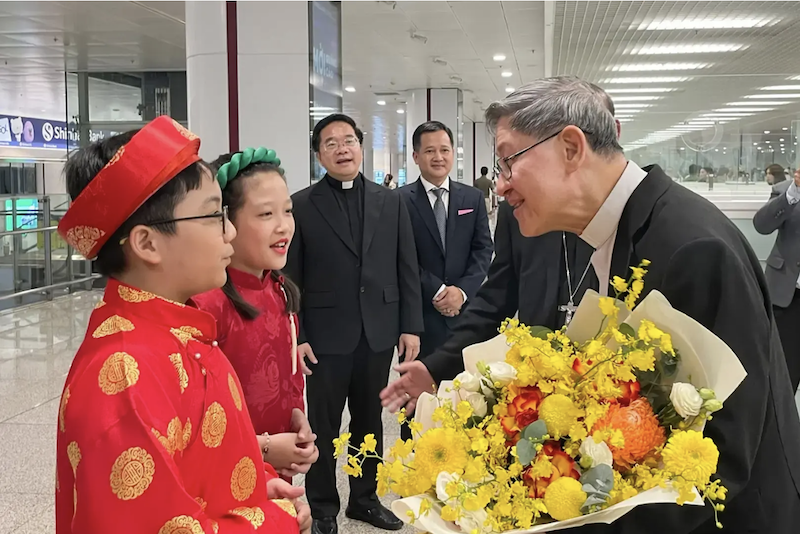 Đức Hồng Y Luis Antonio G. Tagle - Tổng trưởng Phân bộ Khởi đầu Loan báo Tin Mừng, Đặc sứ của Đức Thánh Cha – đã đến Việt Nam