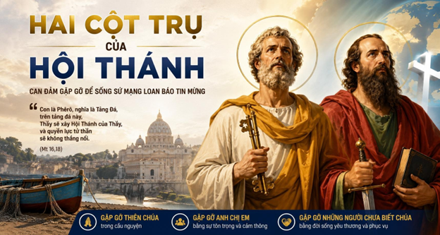Hai cột trụ của Hội Thánh - Can đảm gặp gỡ để sống sứ mạng loan báo Tin Mừng