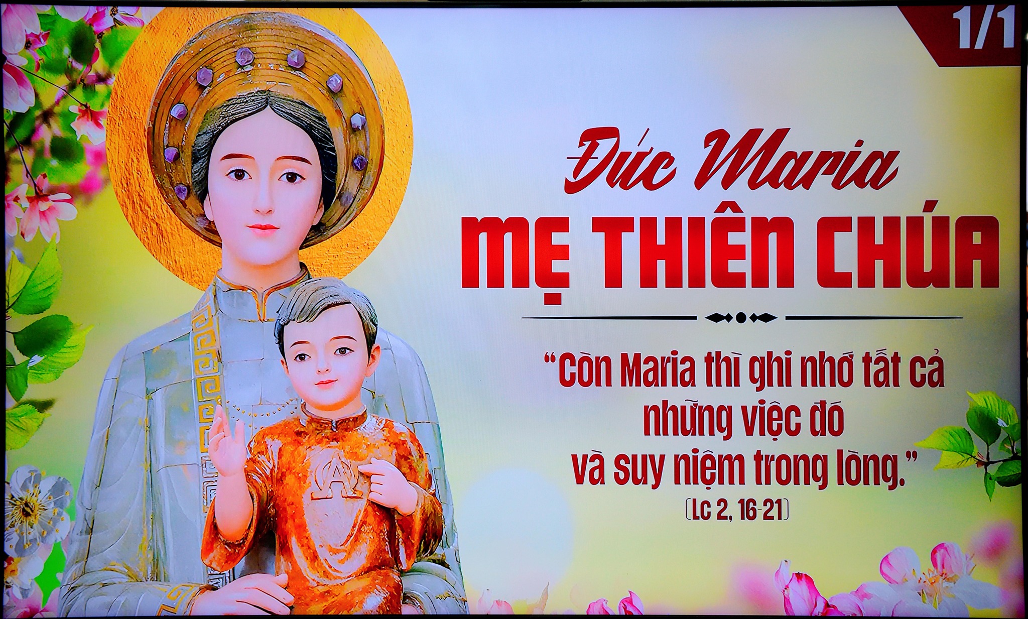 Giáo xứ Hà Nội - Xóm Mới hân hoan mừng lễ Đức Maria, Mẹ Thiên Chúa