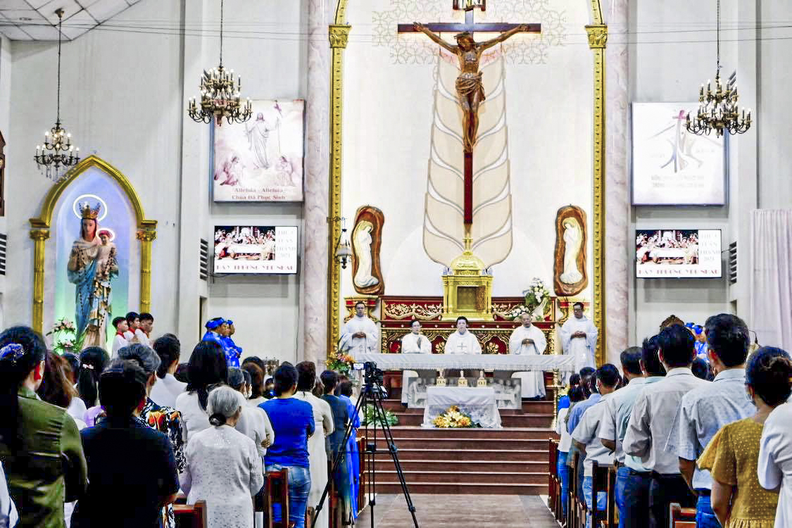 Giáo xứ Bình Thuận: Thánh lễ Tiệc Ly năm 2021