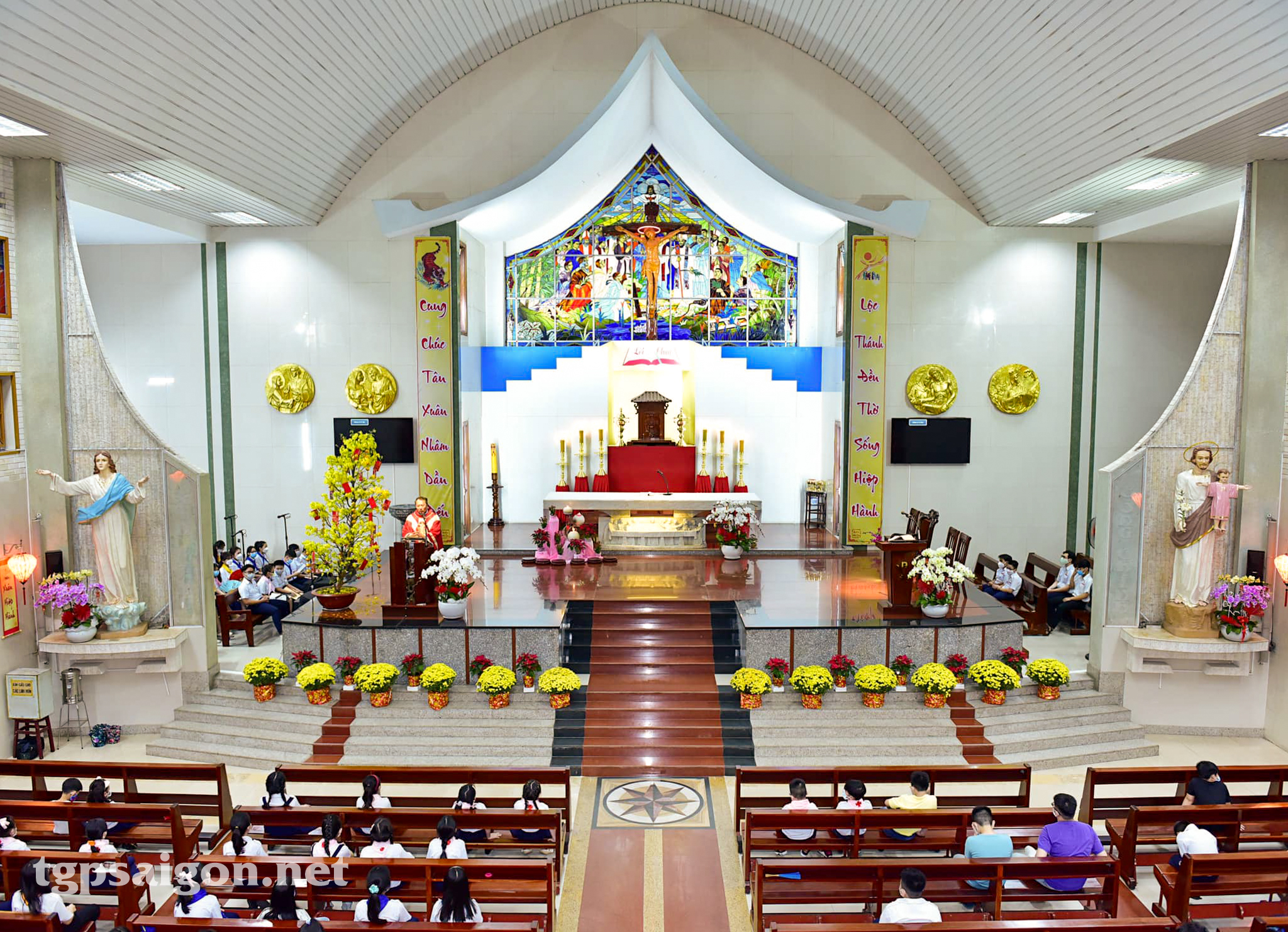 Giáo xứ Tân Phú Hòa: Thánh lễ Giao thừa năm Nhâm Dần 2022