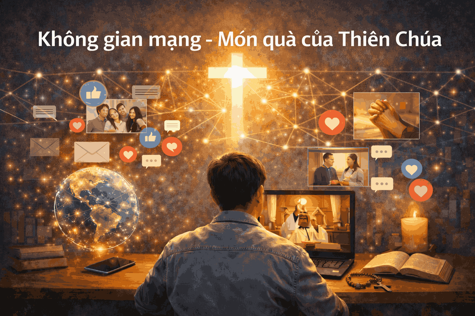 Không gian mạng: Món quà của Thiên Chúa