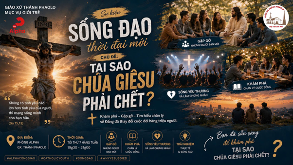 Giáo xứ Thánh Phaolô: Chương trình Alpha Công giáo - Sống đạo thời đại mới