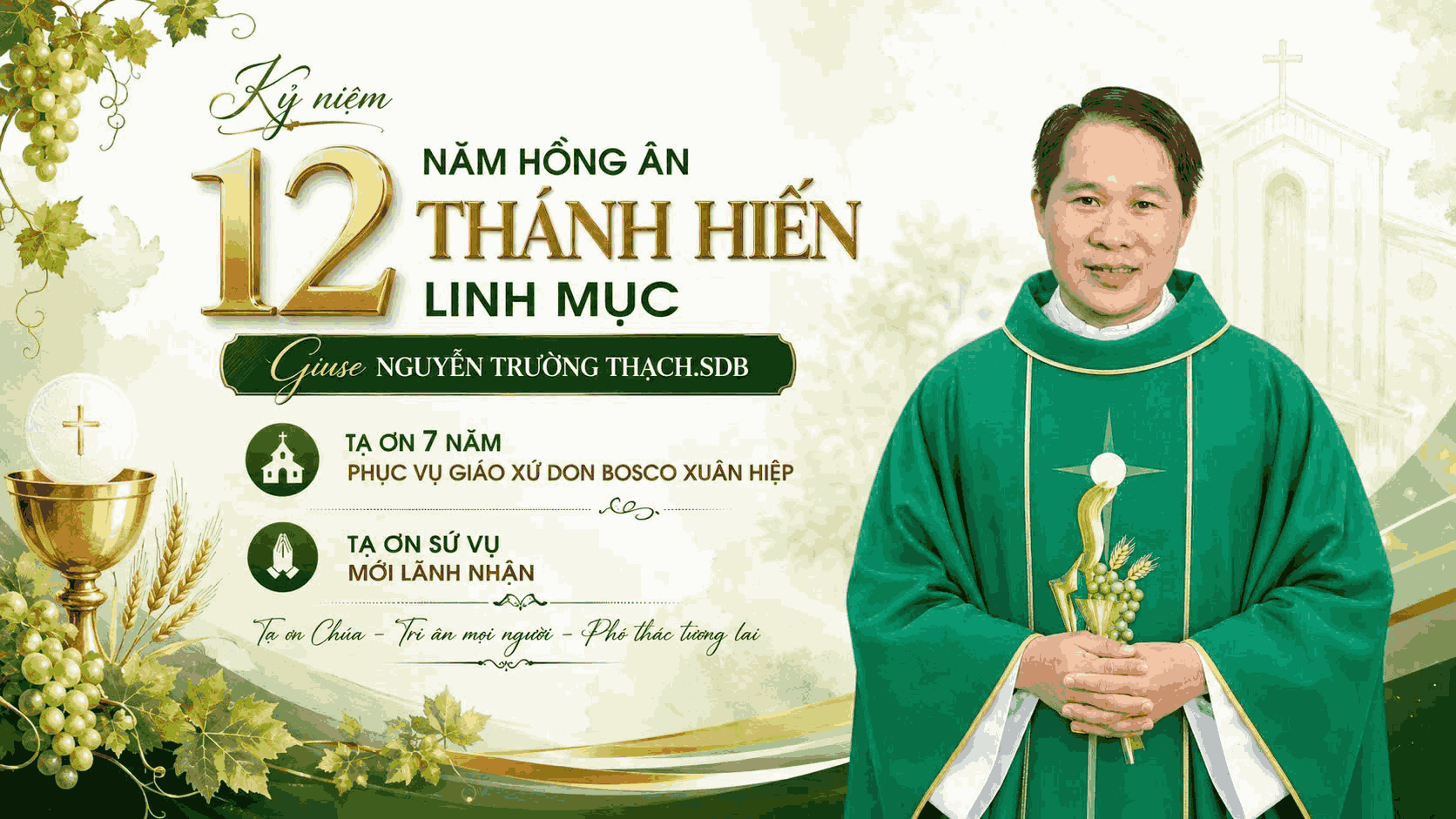 Ở lại trong tình thương, rồi lên đường