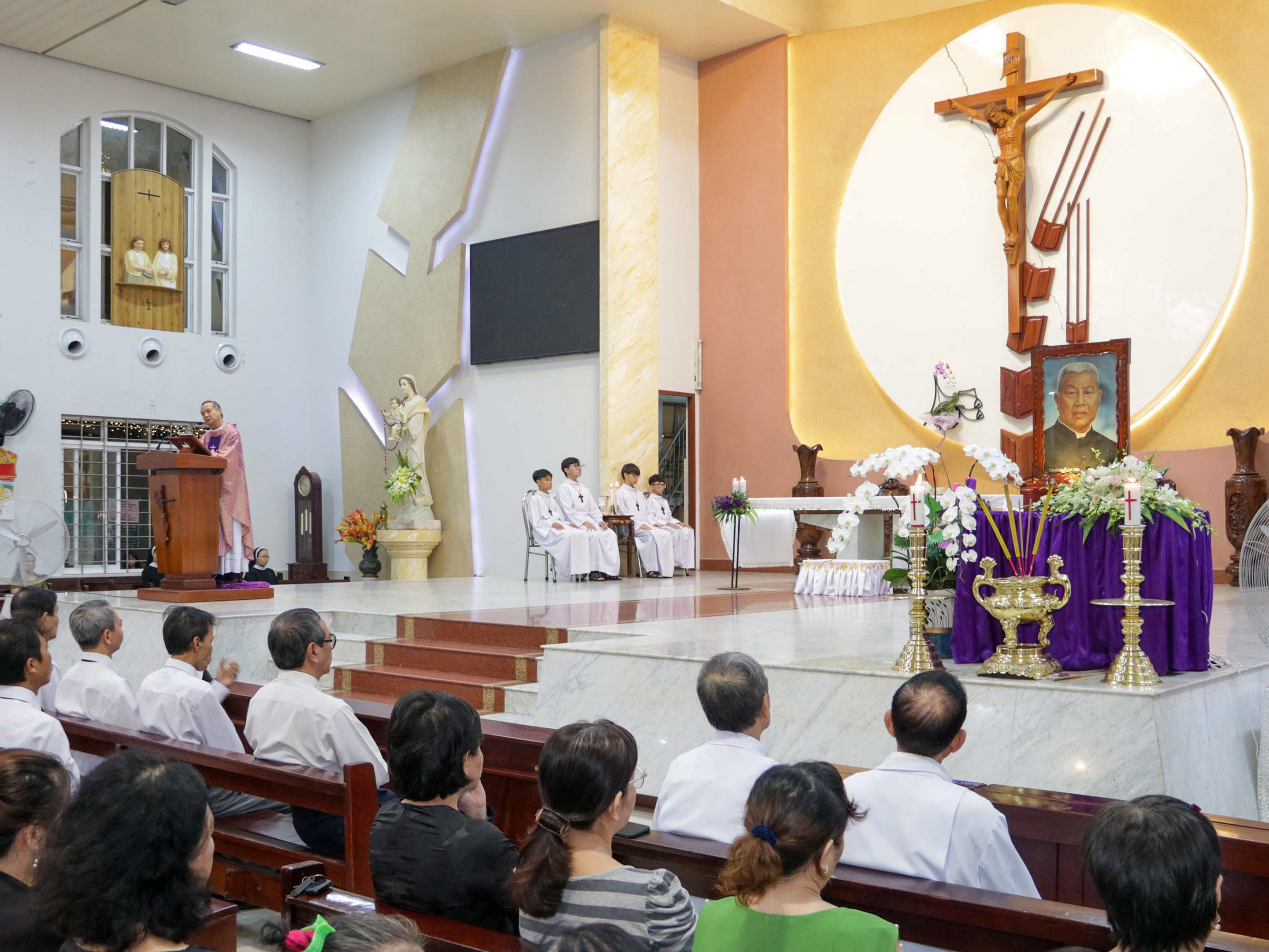 Giáo xứ Tân Việt: Lễ giỗ 30 năm Cha cố Đaminh Vũ Đức Triêm ngày 2-12-2020