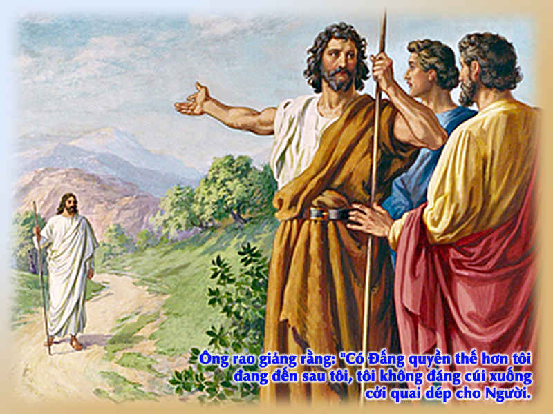 Thánh Kinh bằng hình: Chúa nhật Lễ Chúa Giêsu chịu phép Rửa năm B