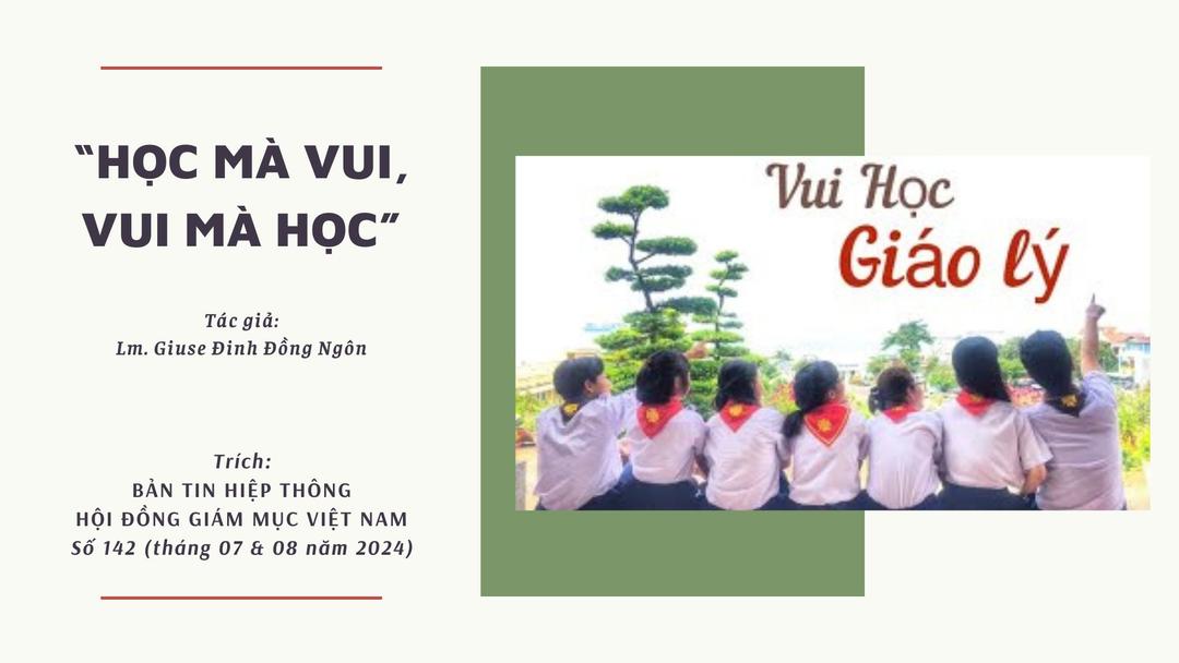 “Học mà vui, vui mà học”