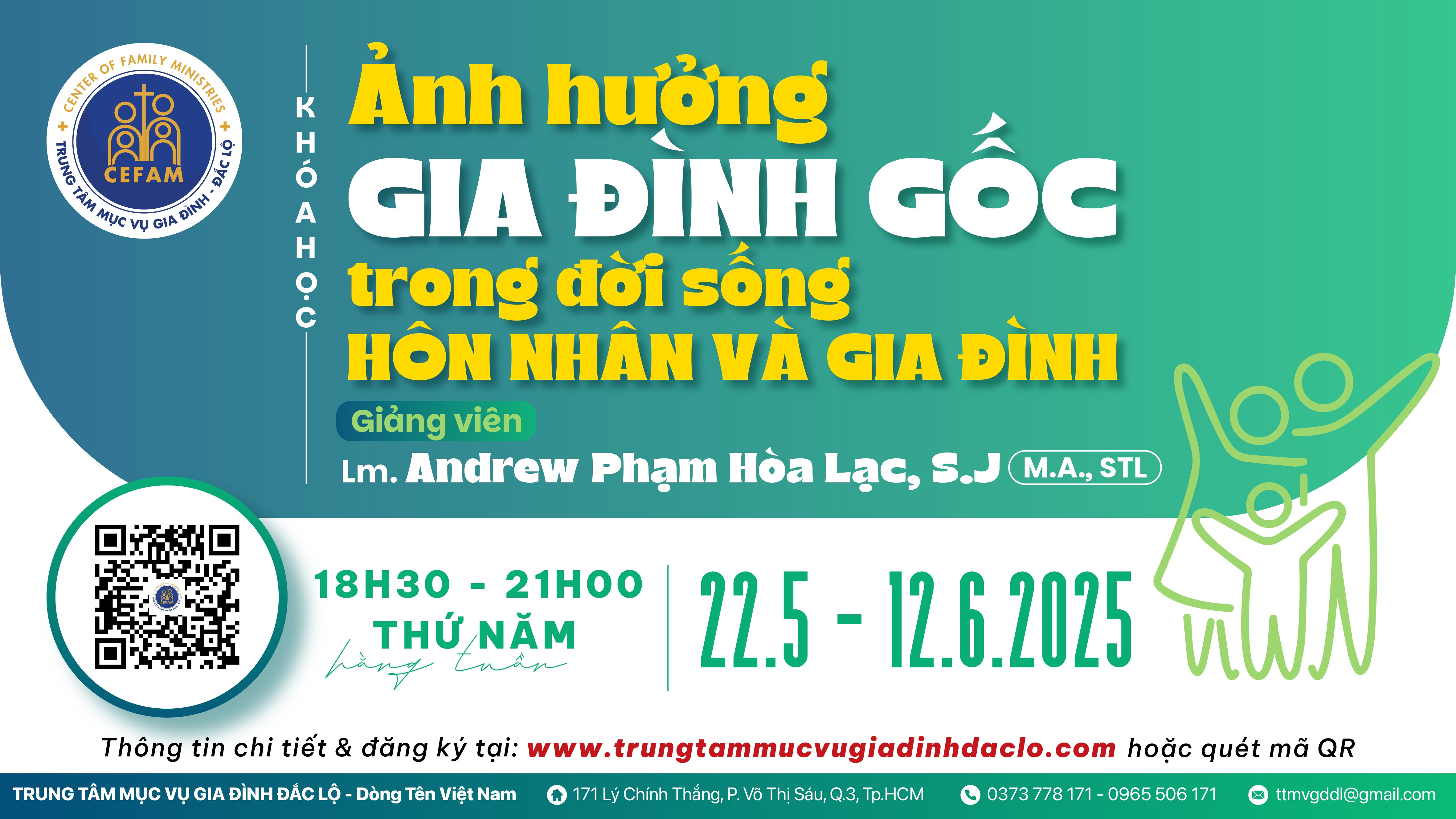Khóa học “Ảnh hưởng gia đình gốc trong đời sống hôn nhân và gia đình”