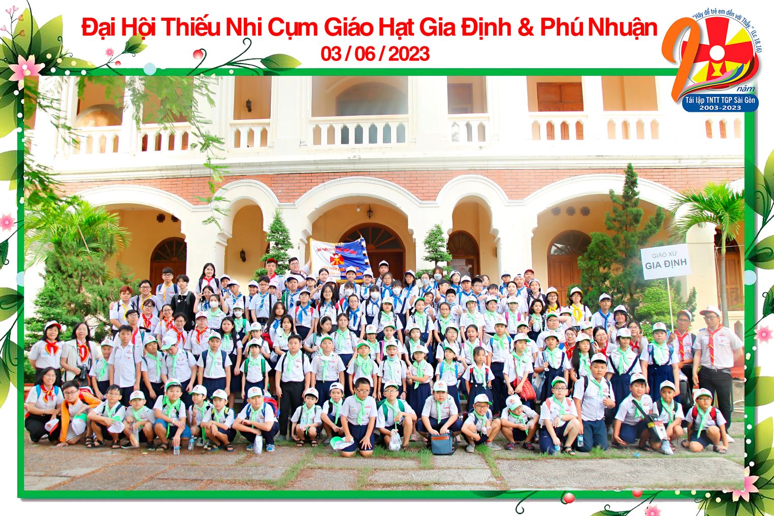 Đại hội Thiếu nhi Giáo hạt Gia Định & Phú Nhuận ngày 3-6-2023