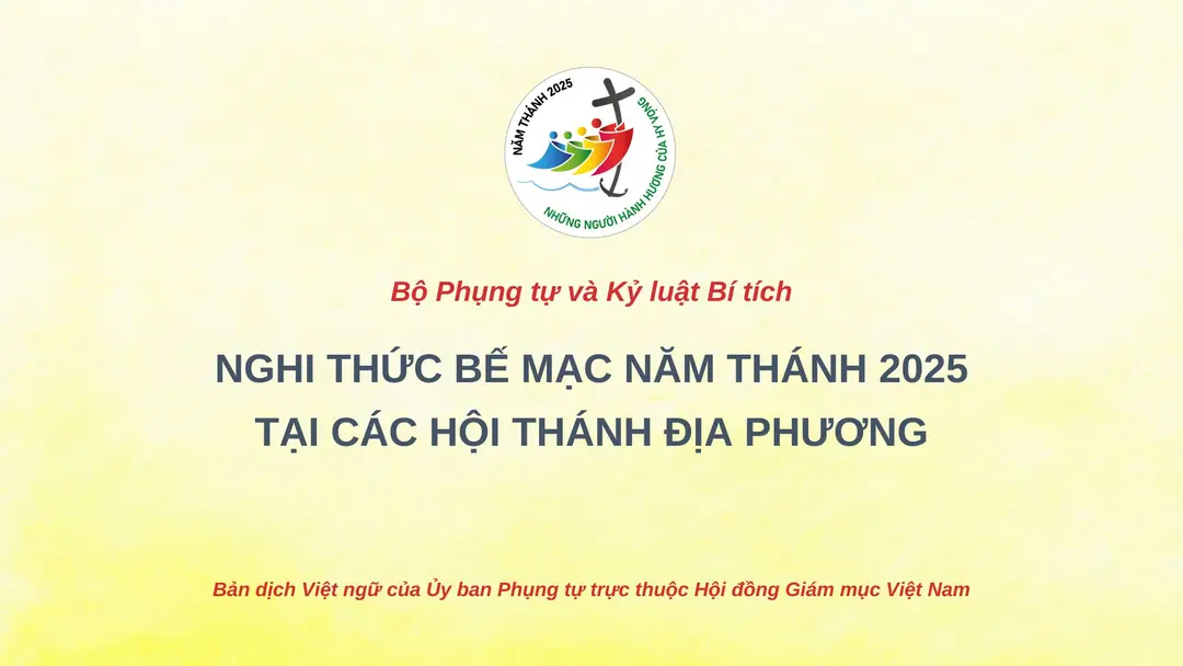 Nghi thức bế mạc Năm Thánh tại các Hội Thánh địa phương