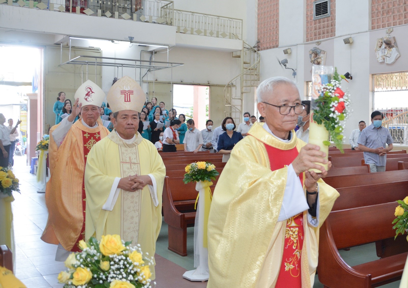 Nhà thờ Hà Đông: Thánh lễ Tạ ơn mừng Kim khánh linh mục Giuse Đỗ Văn Nguyên 4-6-2022