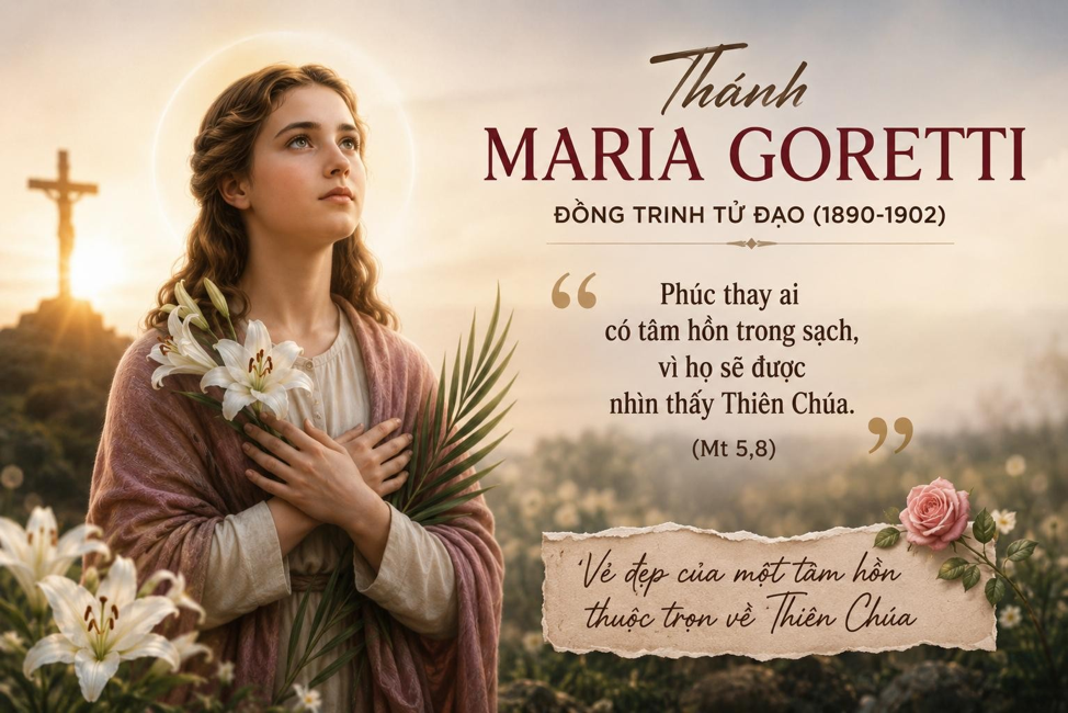 Thánh Maria Goretti – Vẻ đẹp của một tâm hồn thuộc trọn về Thiên Chúa