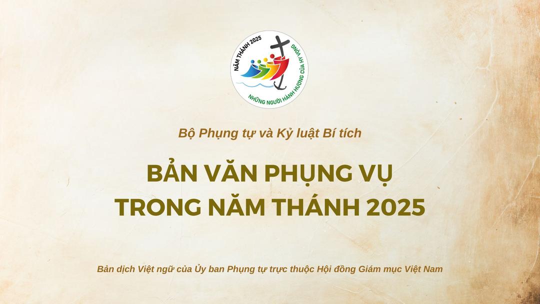 Bản văn phụng vụ trong Năm Thánh 2025