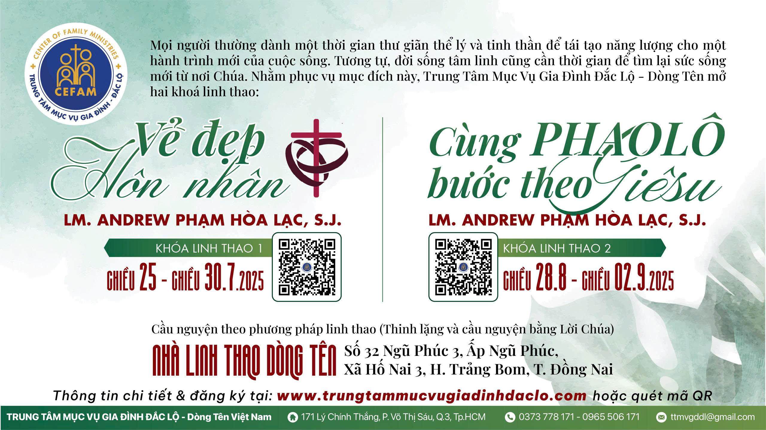 Hai khoá Linh Thao của Dòng Tên
