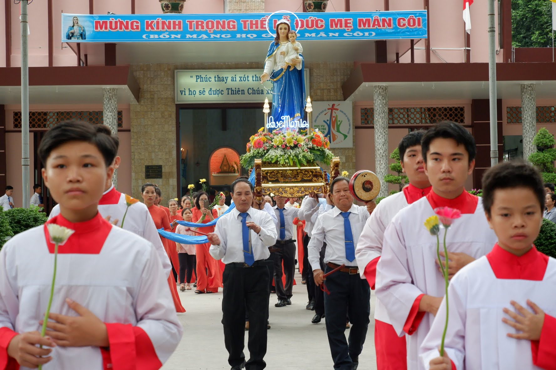 Giáo xứ Thánh Nguyễn Duy Khang: Mừng Lễ Mẹ Mân Côi - Bổn mạng họ giáo Mân Côi ngày 4-10-2020
