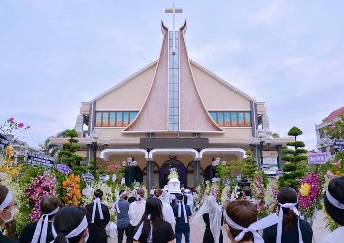 Nhà thờ Thái Bình: Thánh lễ An táng bà cố Maria Đào Thị Khiết 7-4-2022