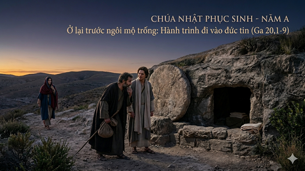 Ở lại trước ngôi mộ trống: Hành trình đi vào đức tin (Ga 20,1–9)