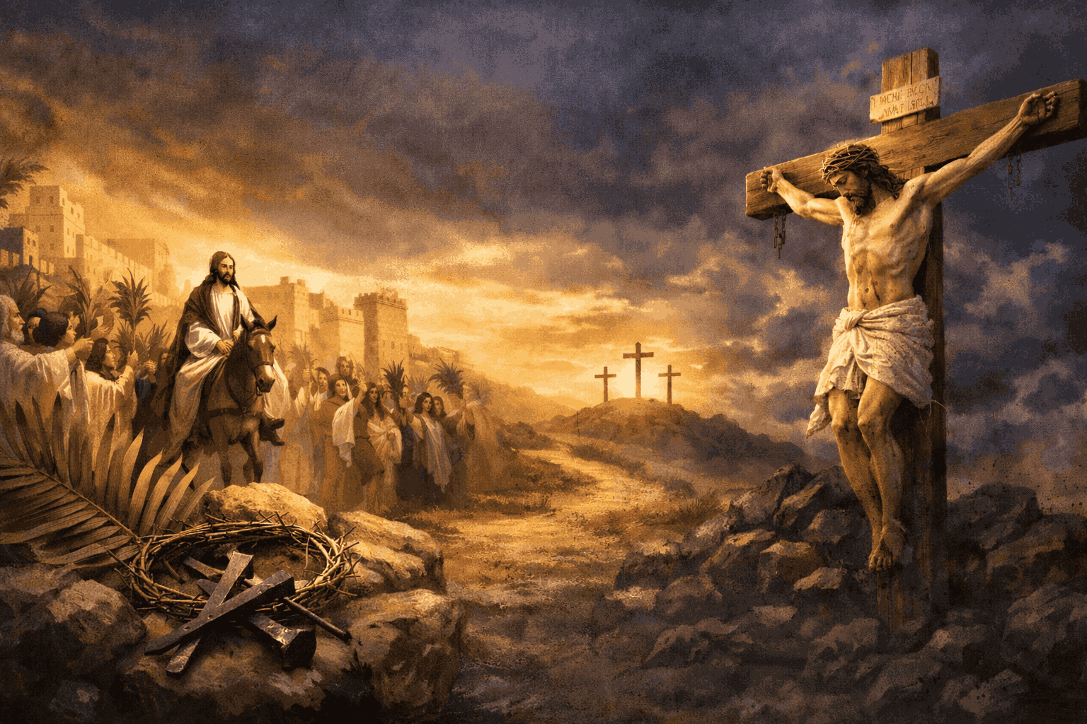 Giữa tung hô và thập giá, con chọn theo Chúa đến đâu?