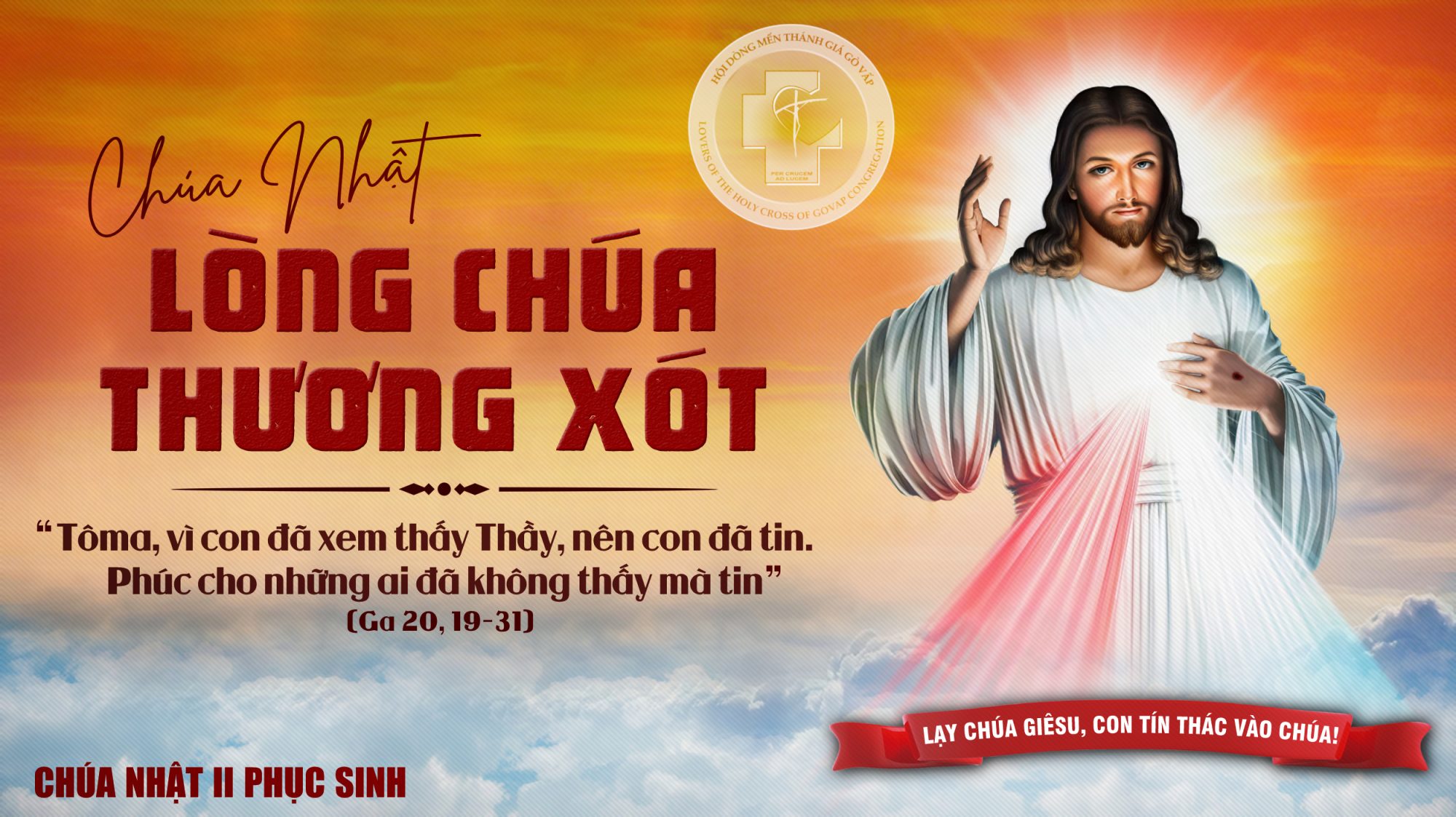 Hiệp sống Tin mừng: Chúa nhật 2 Phục sinh năm A