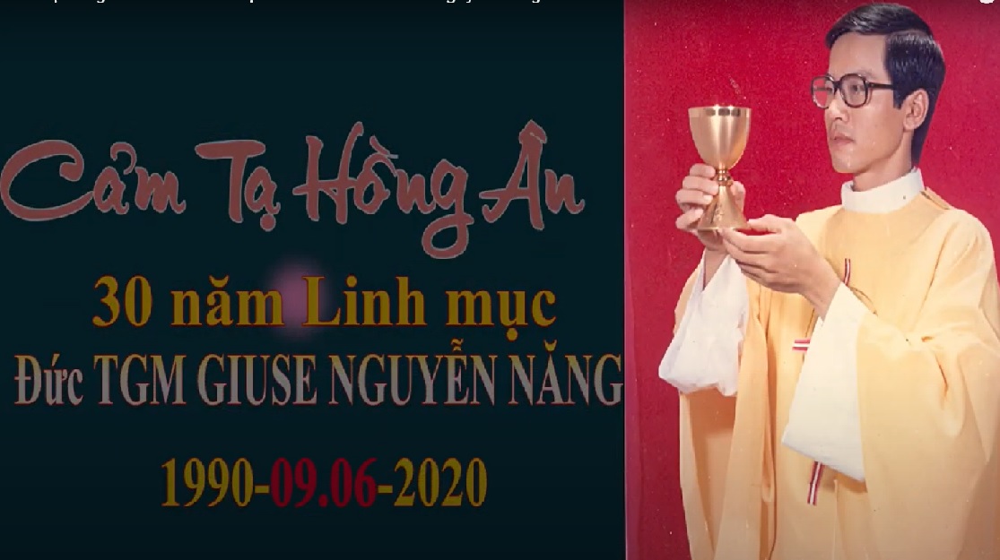 Thánh lễ Tạ ơn 30 năm linh mục của Đức TGM Giuse Nguyễn Năng