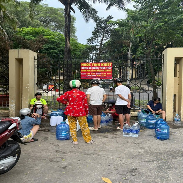 Điểm Nước Yêu Thương tại giáo xứ Thánh Phaolô