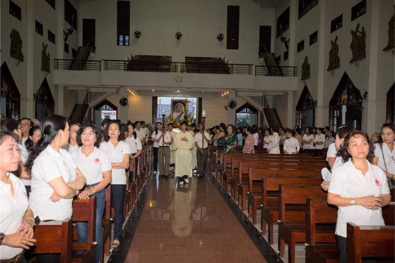 Ban Caritas hạt Phú Thọ: Mừng bổn mạng
