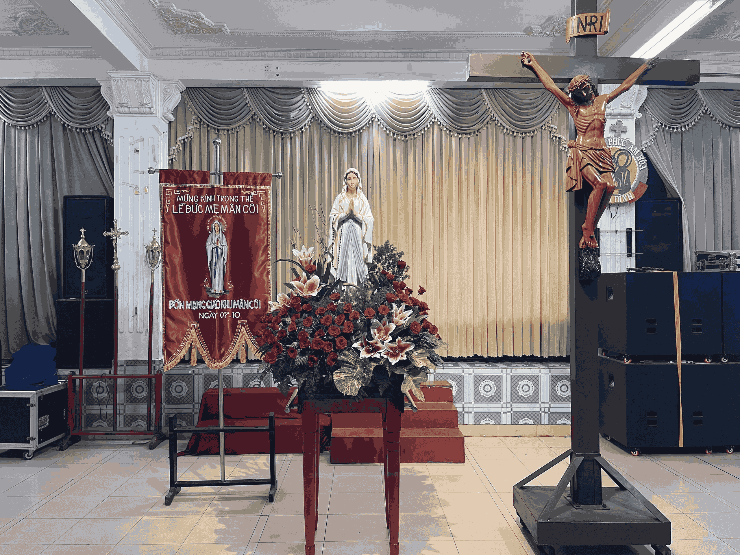 Giáo xứ Thánh Linh: Lễ Đức Mẹ Mân Côi, mừng bổn mạng Giáo khu Mân Côi