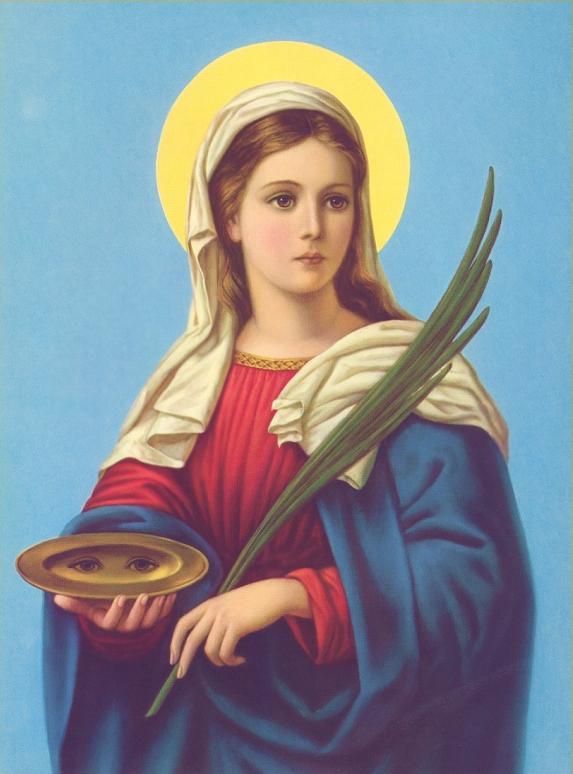 Ngày 13/12: Thánh Lucia, Trinh nữ, Tử đạo