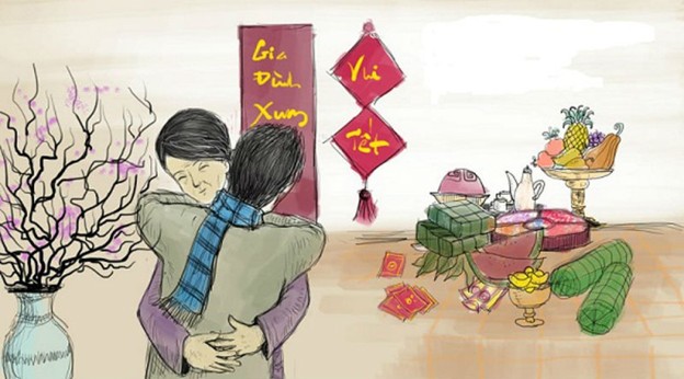 Mùi Tết nơi quê nhà