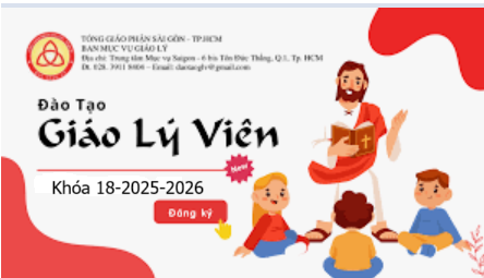 Chương trình đào tạo Giáo lý viên niên khóa 2025-2026