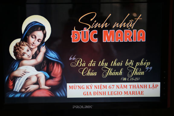 Thánh lễ sinh nhật Đức Trinh nữ Maria, mừng bổn mạng và kỷ niệm 67 năm thành lập Hội Legio Mariae giáo xứ Tân Việt