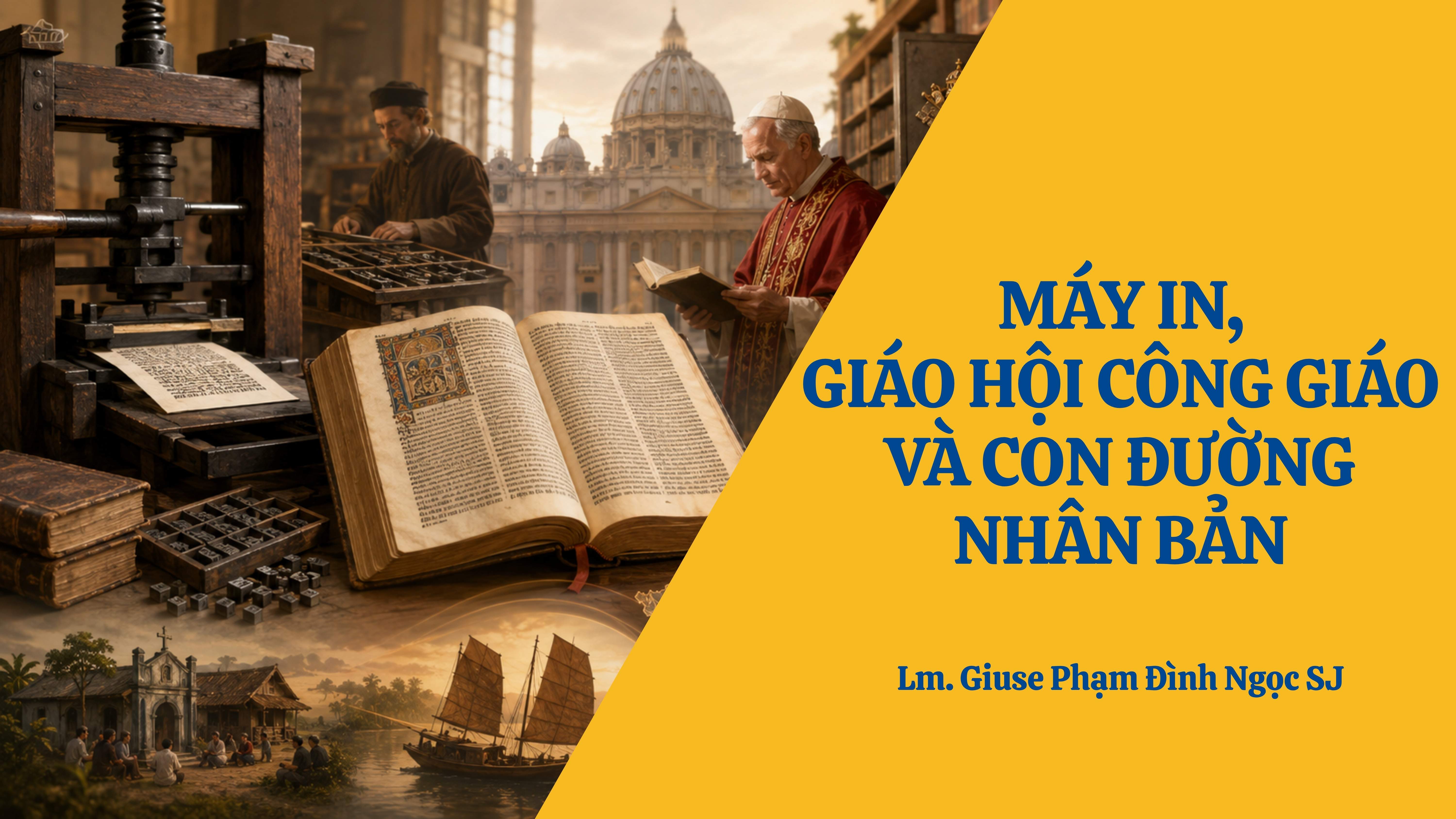 Máy in, Giáo hội Công giáo và con đường nhân bản