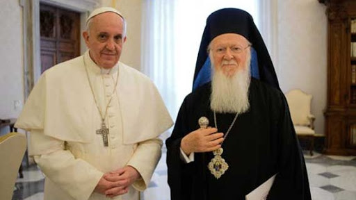 Đức giáo hoàng Phanxicô gặp Đức Thượng phụ Chính thống Hy Lạp Theophilos