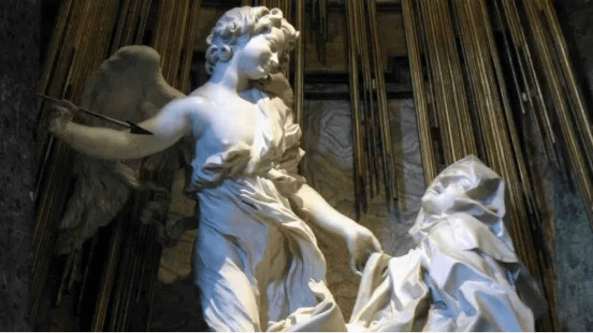 Mũi tên tình yêu Chúa đâm xuyên qua trái tim Têrêsa Avila