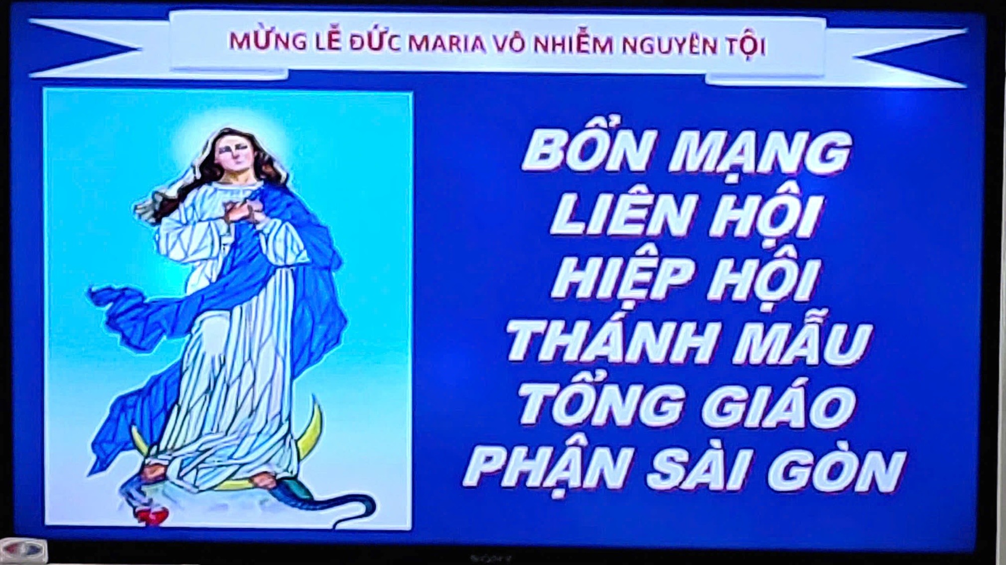 Hiệp Hội Thánh Mẫu Tổng Giáo phận Sài Gòn mừng lễ Đức Maria Vô Nhiễm Nguyên Tội - Bổn mạng liên hội - 2025