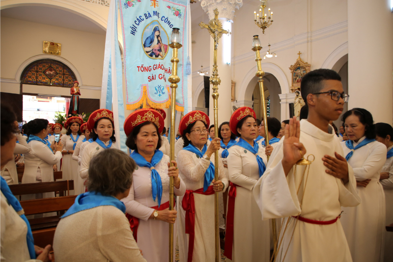 Giáo xứ Tân Định: Bổn mạng Hội Các bà mẹ Công giáo TGP Sài Gòn