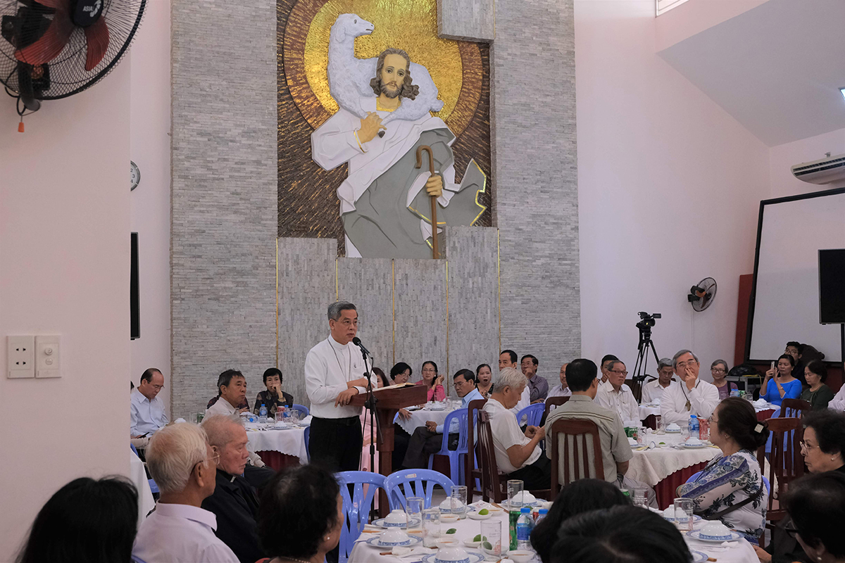 Các đoàn thể Công giáo Tiến hành chúc tết Đức Tổng Giám mục TGP Sài Gòn