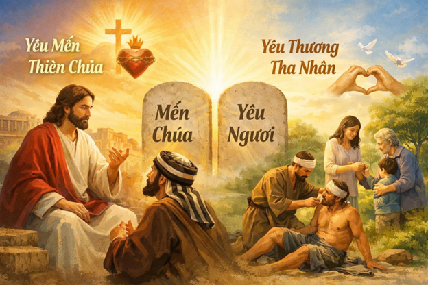 Yêu mến Thiên Chúa - Yêu thương tha nhân