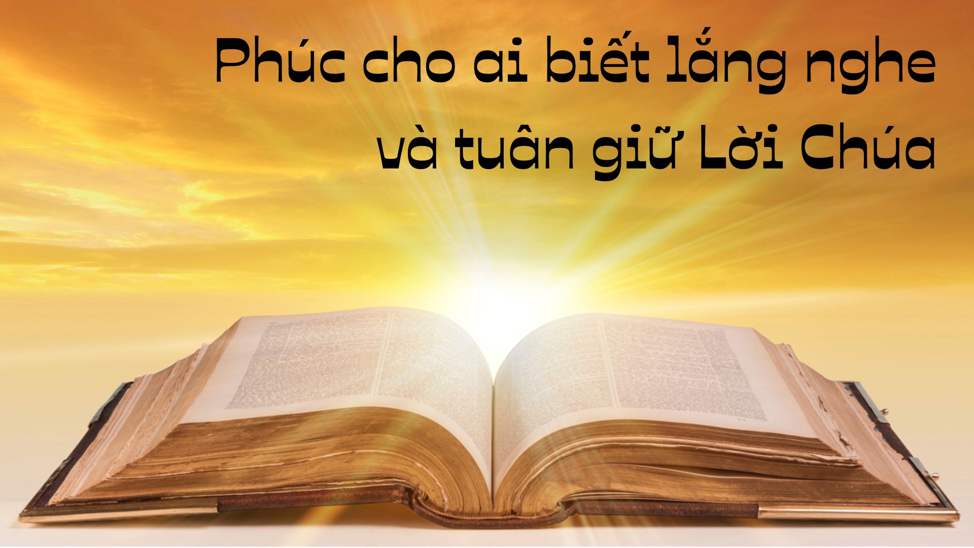 Họ đã nghe, nhưng không giữ, nên không thể tin