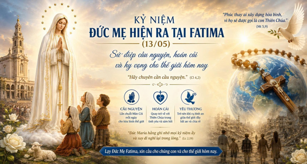 Suy tư về ngày Đức Mẹ hiện ra tại Fatima (13/05)