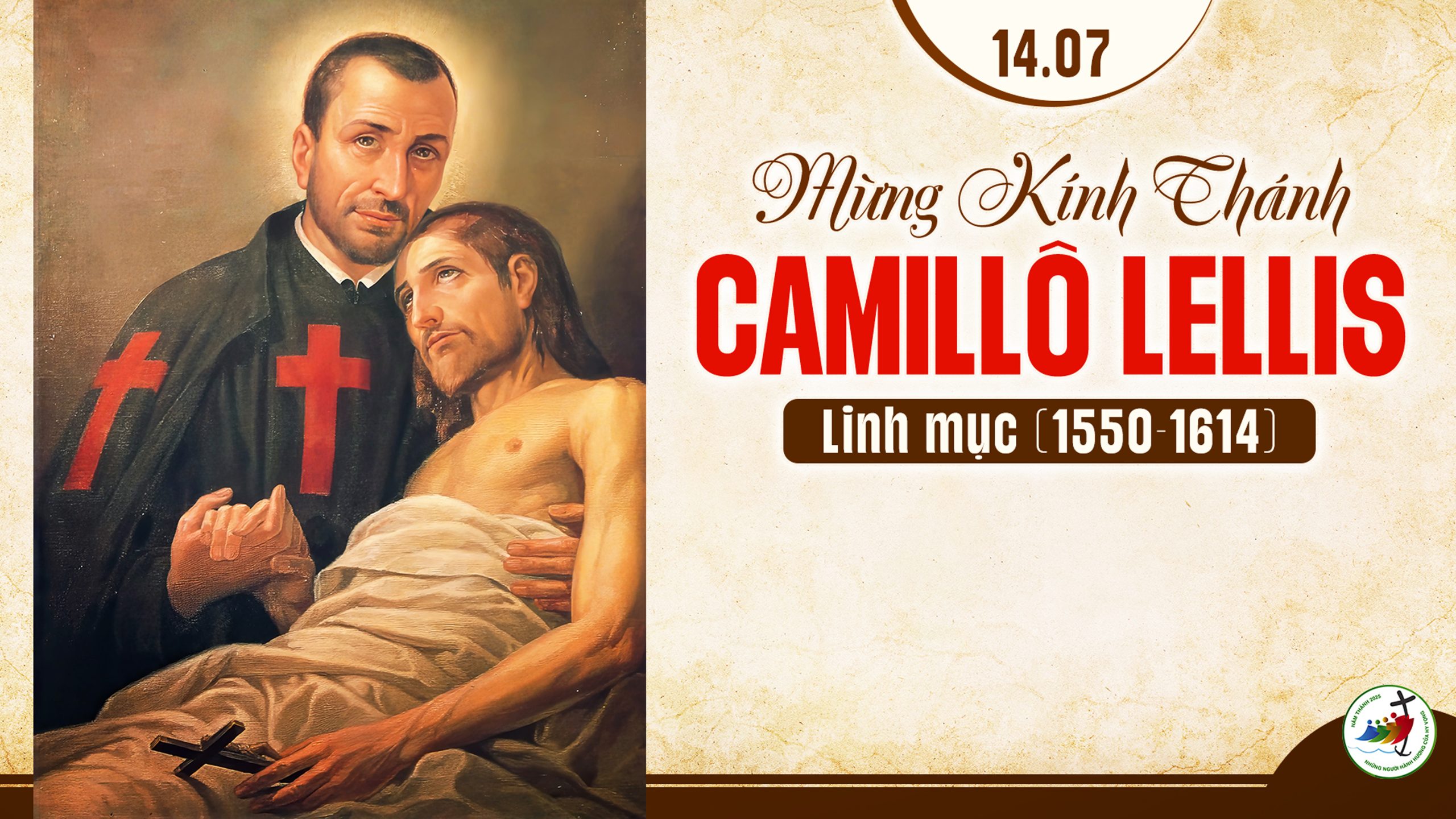 Ngày 14/07: Thánh Camillô Lellis, Linh mục (1550-1614)