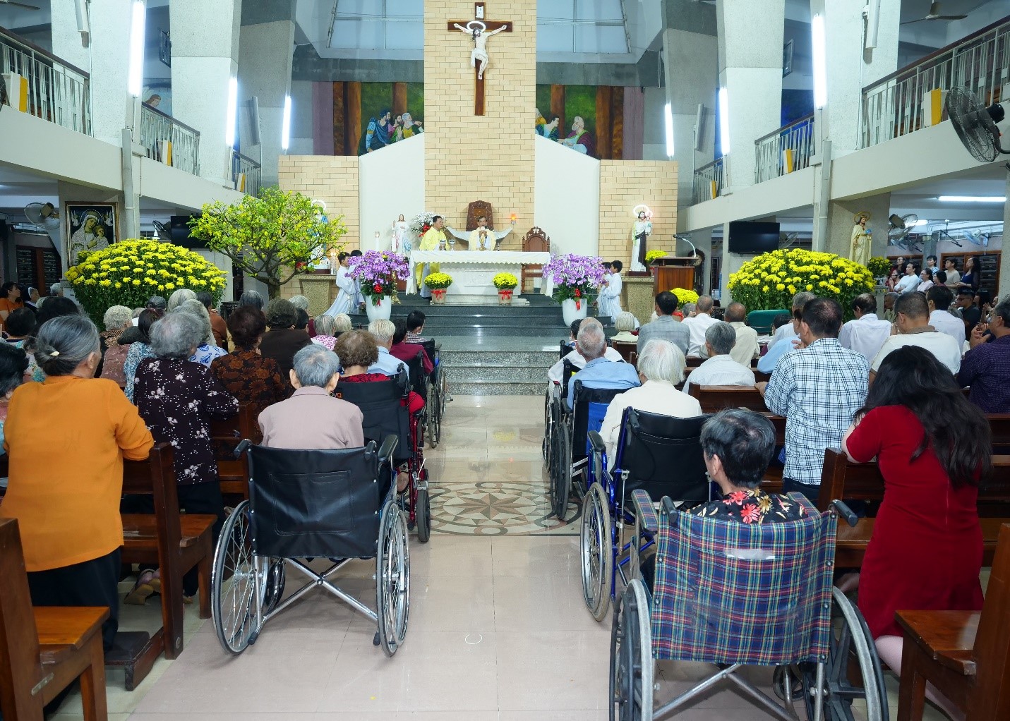 Giáo xứ Phát Diệm: Mùng 4 Tết dâng thánh lễ thánh hóa các bệnh nhân