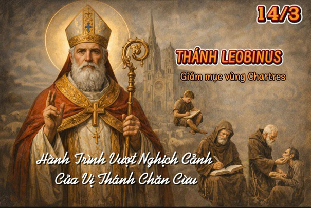 Thánh Leobinus, Giám Mục: Từ gậy chăn cừu đến quyền trượng Giám Mục