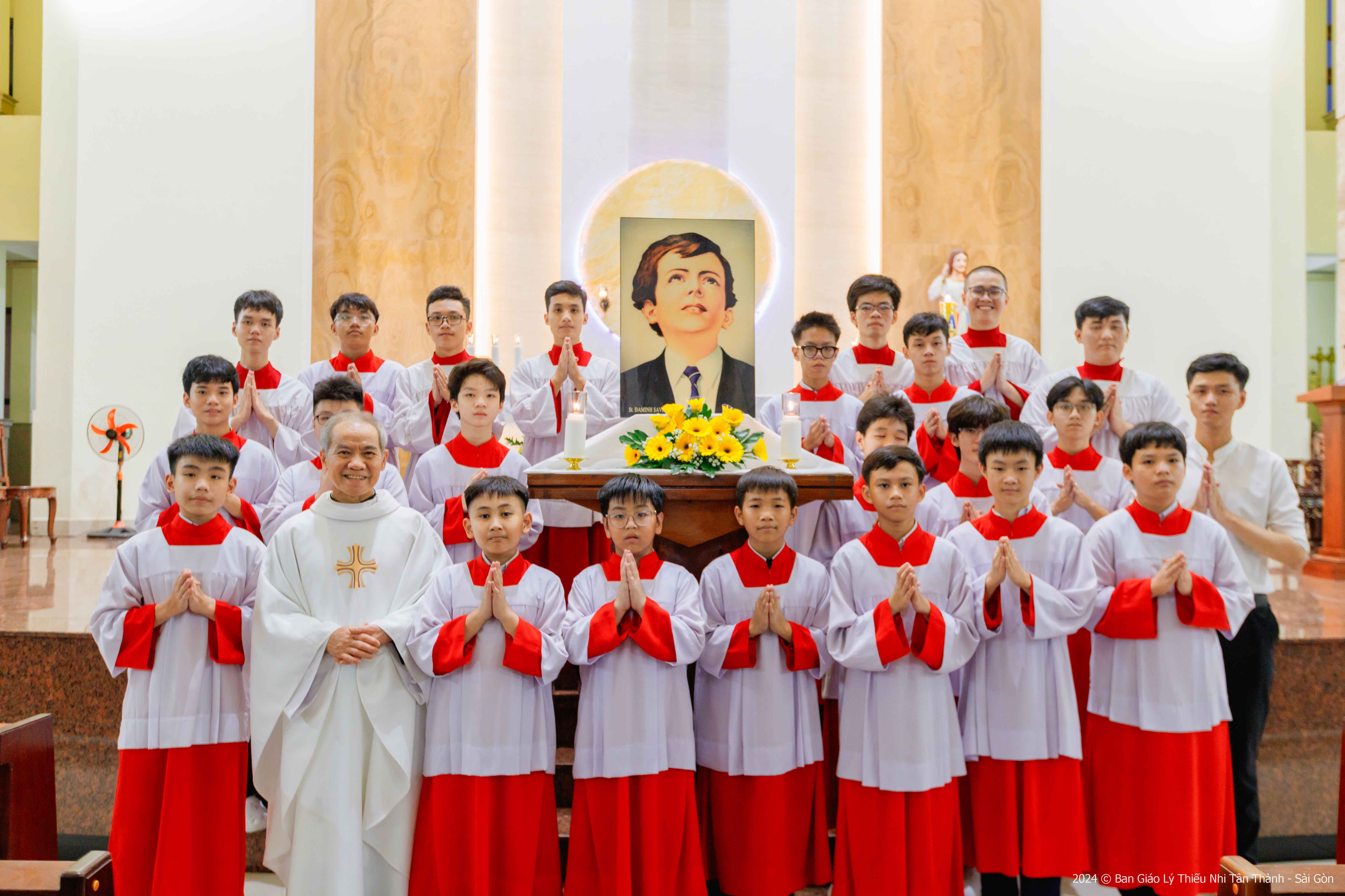 Giáo xứ Tân Thành: Lễ Thánh Đaminh Savio - Bổn mạng Ban Lễ Sinh 2024