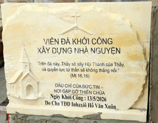 Thánh lễ khởi công xây dựng Nhà nguyện Giáo xứ Tân Đức