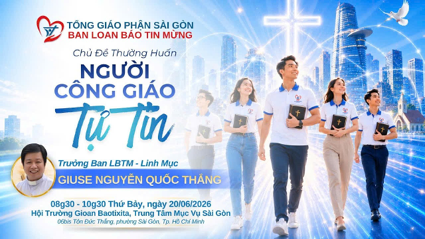 Thông báo tham dự chương trình thường huấn: “Người Công Giáo Tự Tin”