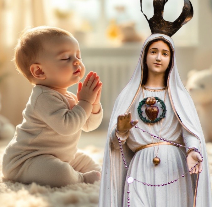 5 cách giúp con cầu nguyện với kinh Mân Côi